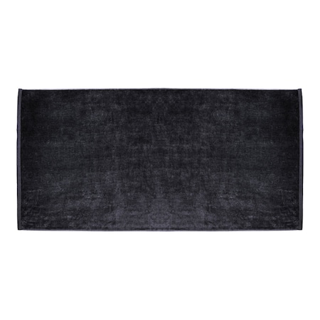 Premium Terry Velour Beach Towel 30 Inch X 60 Inch-Black